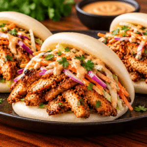 Bao Buns – Chicken Suya